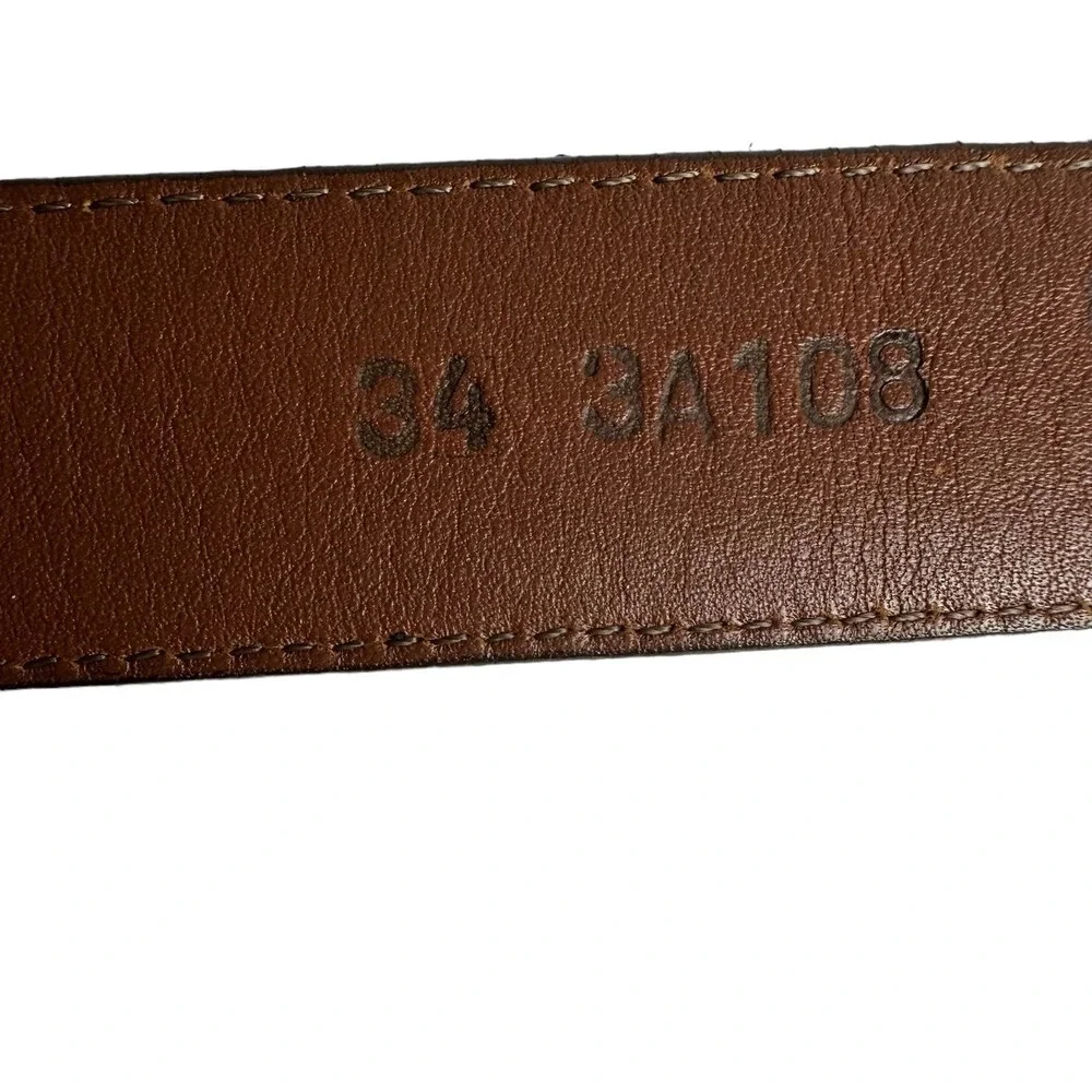 Brighton Belt‎ Men’s 34.5” Brown Leather Crafted in USA